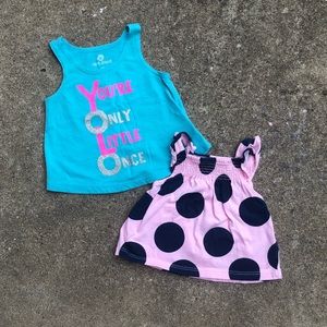 Newborn Girls Tank Tops